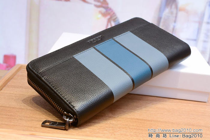 COACH蔻馳 F58109 coach最新款拼色 男士長款錢包 錢夾  Chz1376